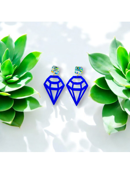 boucle d'oreille diamant