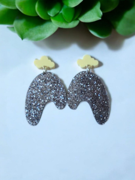 grandes boucles d'oreilles