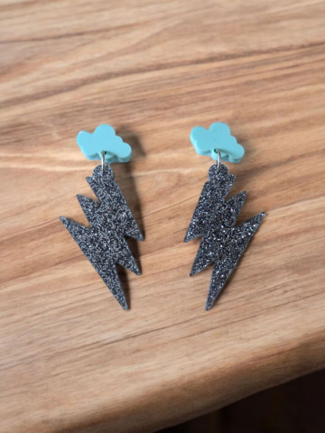 boucle d'oreille rock