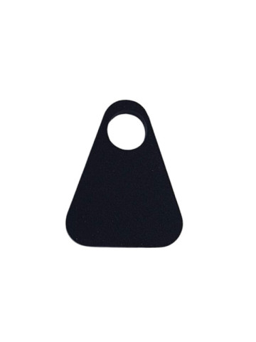 Moyen triangle pampille en acrylique noir