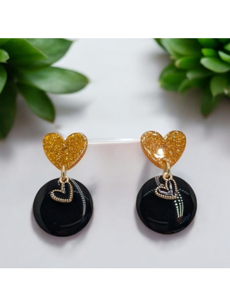 Boucle d'oreille romantique