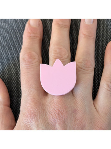 bague rose pastel